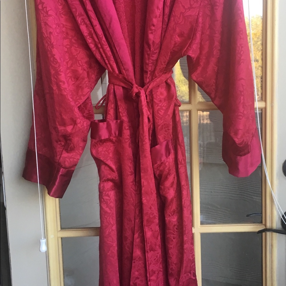 SOLD.  Satin ROBE Victoria secrets SOLD